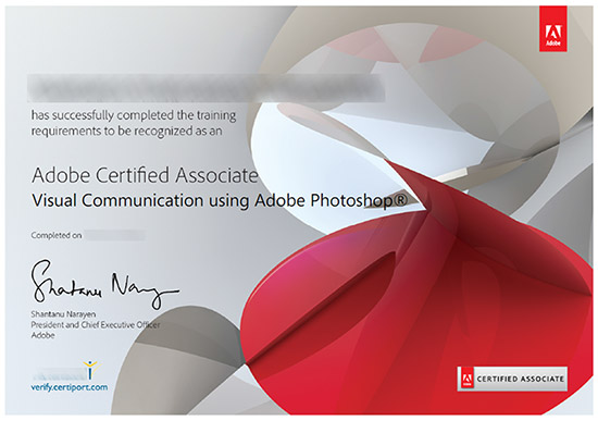 Fac-Simile Certificazione Adobe