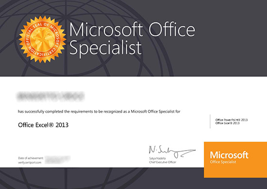 certificazione MOS